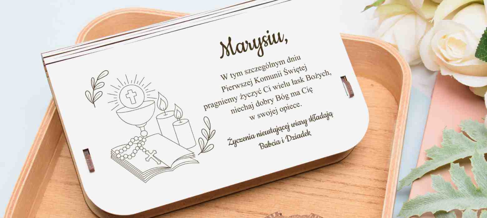 personalizowany prezent na komunie