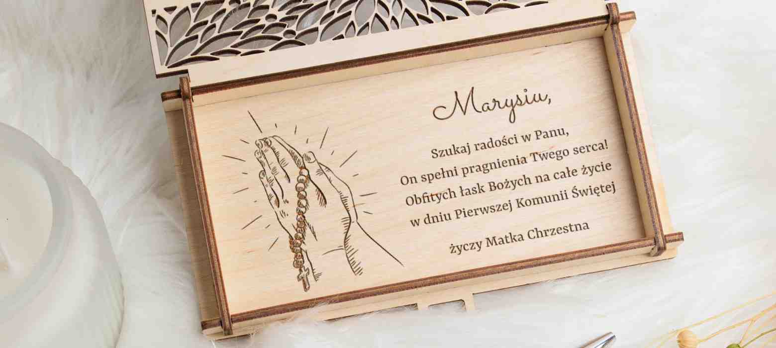 personalizowany prezent na komunie